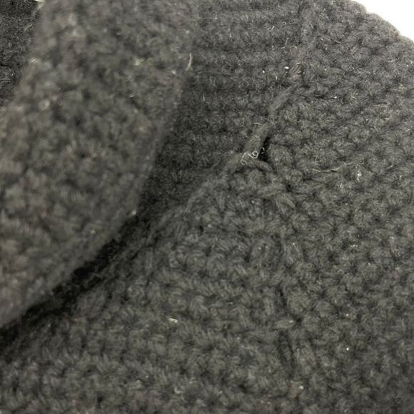 Theory Cardigan Belted Wool-Cashmere Black Small - Picture 6 of 8